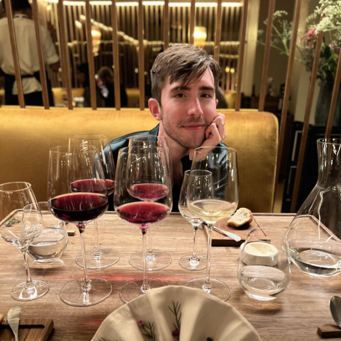 Tyler looking wistfully into the camera